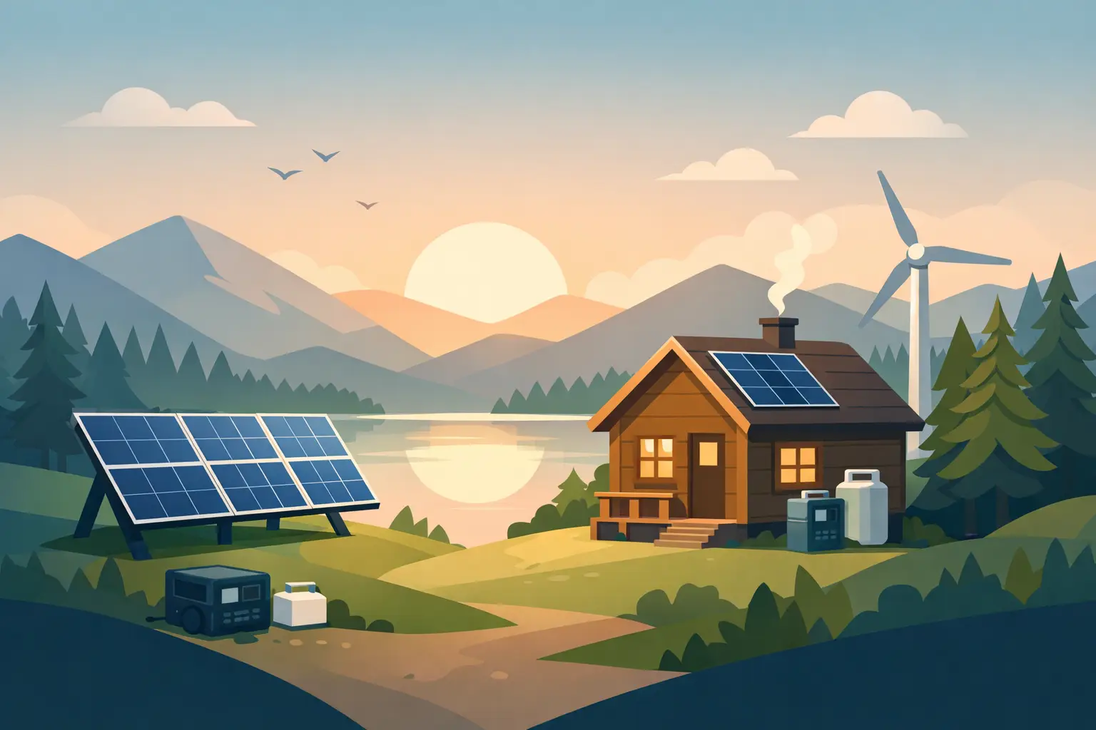 Off Grid Power for Cabins That Lasts