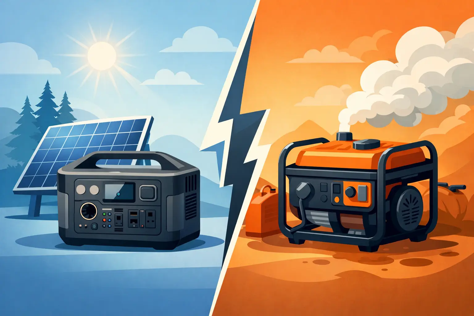 Portable Power Station vs Generator