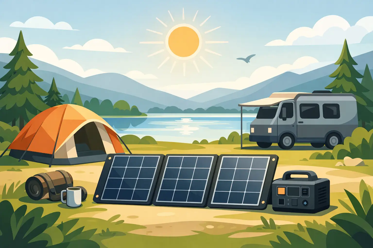 Portable Solar Panels for Camping That Work