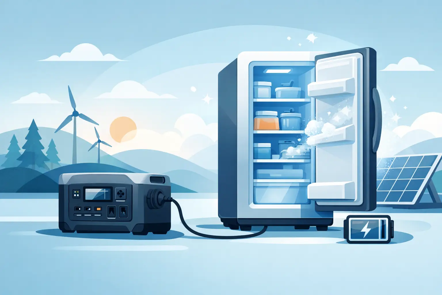 Can a Power Station Run a Freezer?
