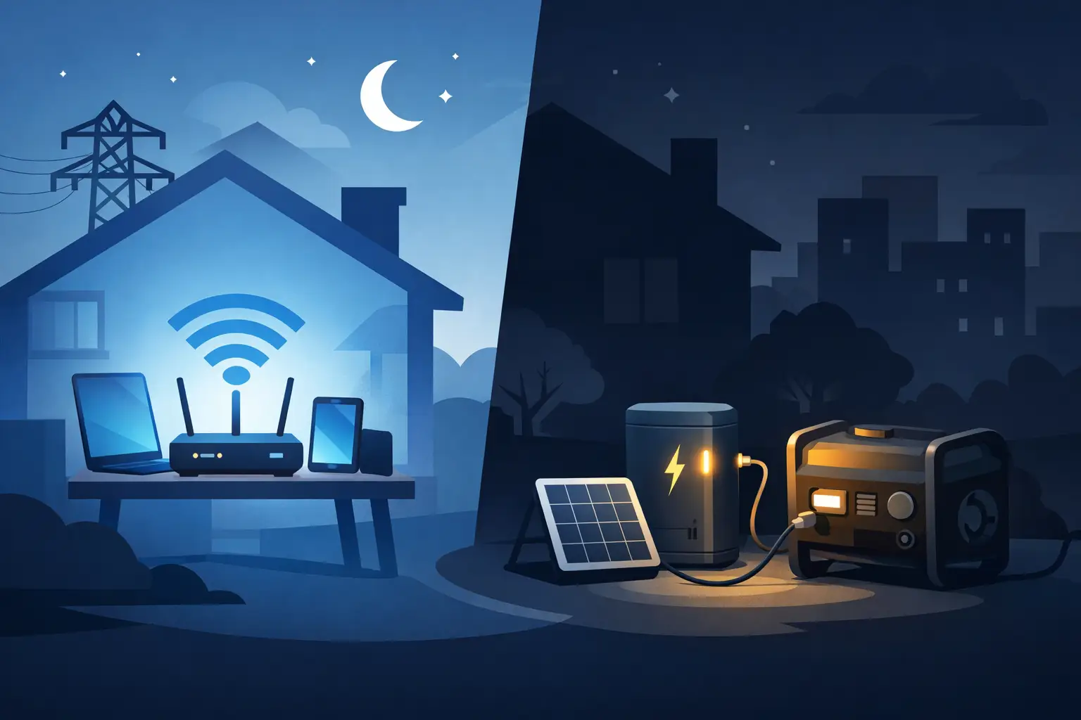 How to Keep WiFi On During Blackout
