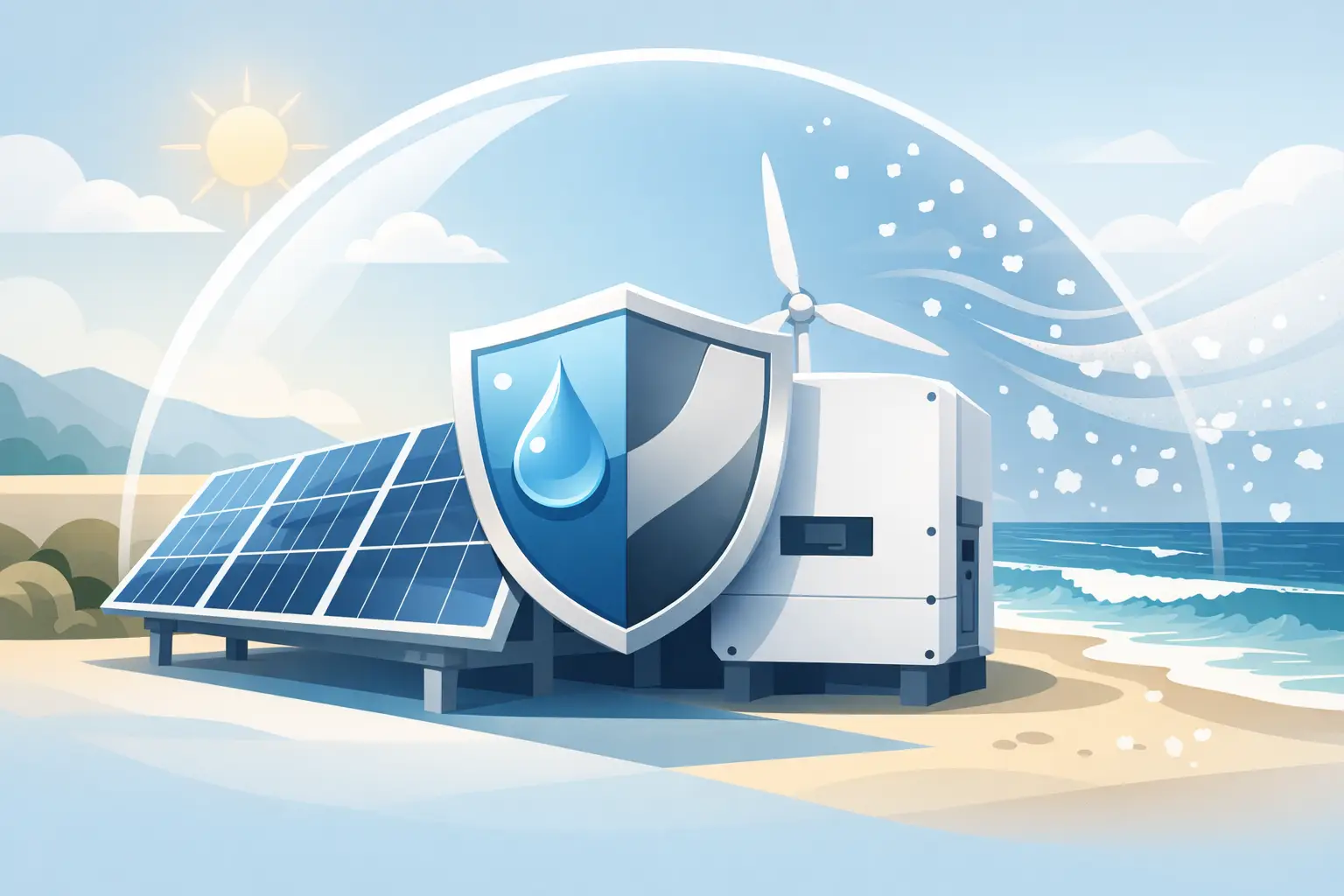 How to Protect Solar Equipment From Salt