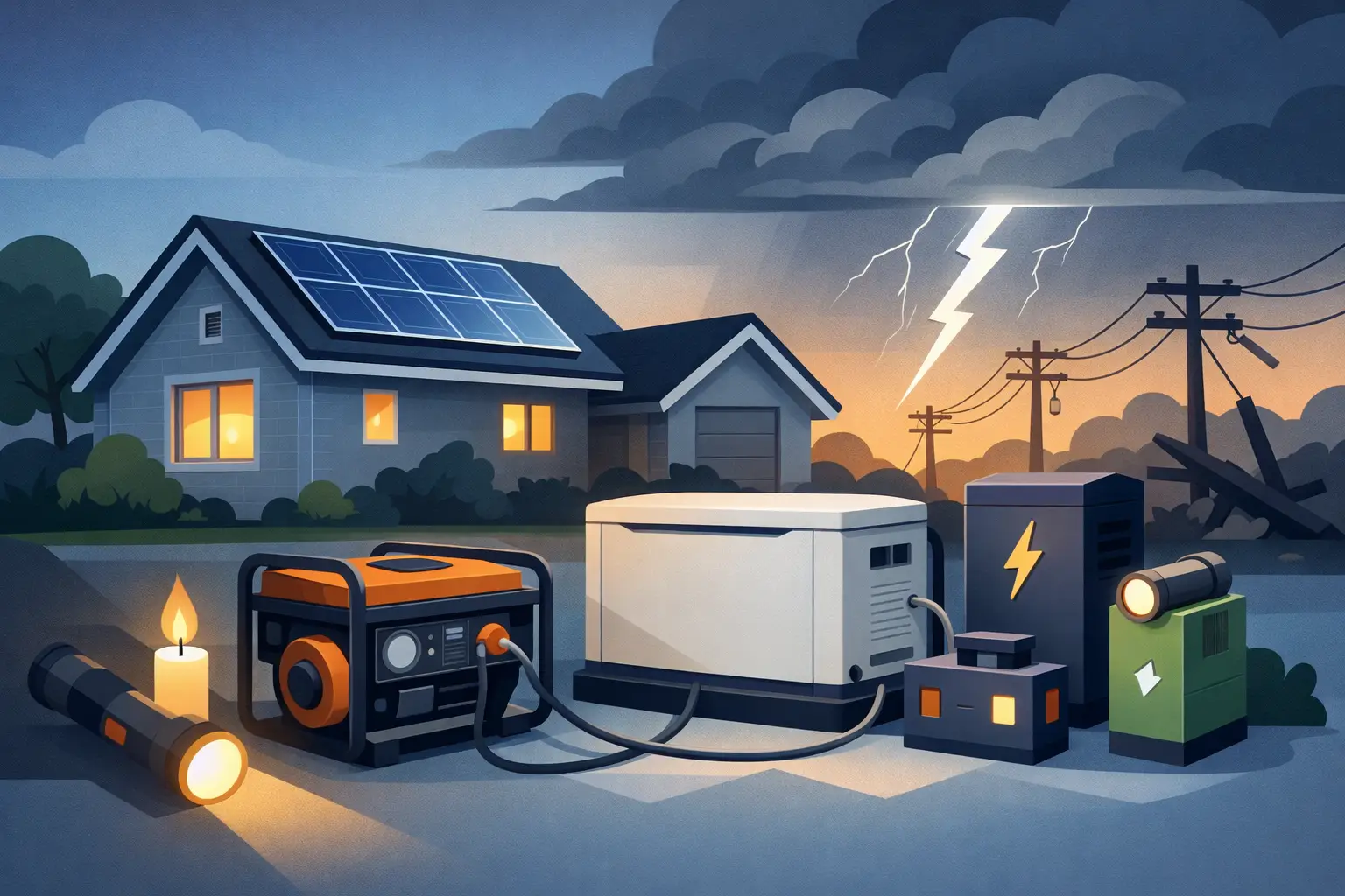 How to Set Up Home Emergency Power for Outages