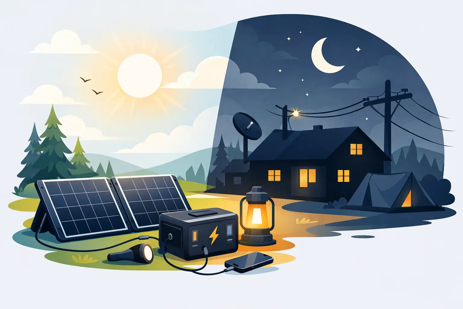 How to Use Portable Solar Panels During Outages