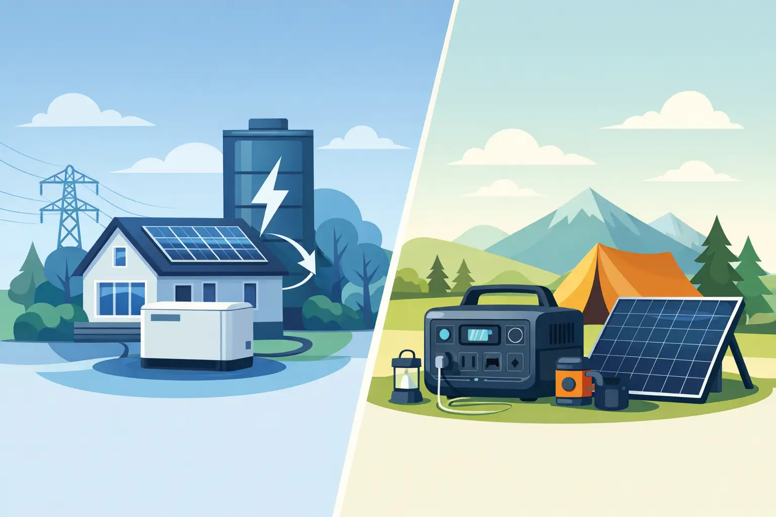 Whole Home Backup Versus Portable Power