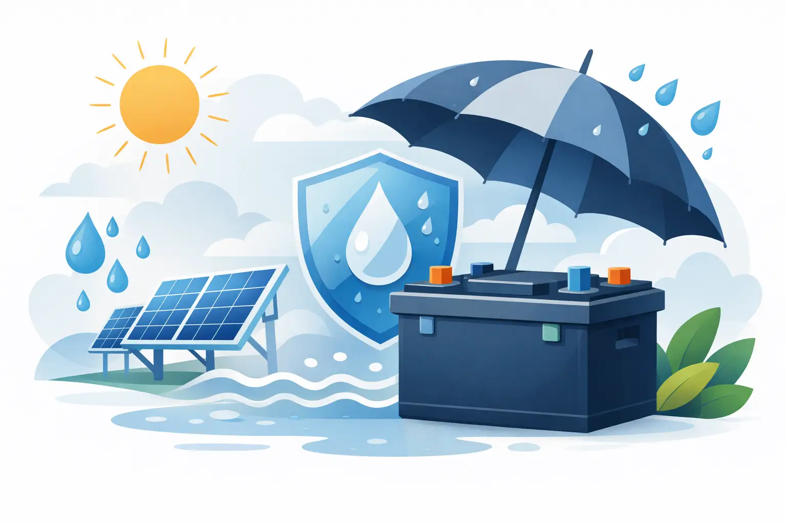 How to Protect Solar Batteries From Humidity